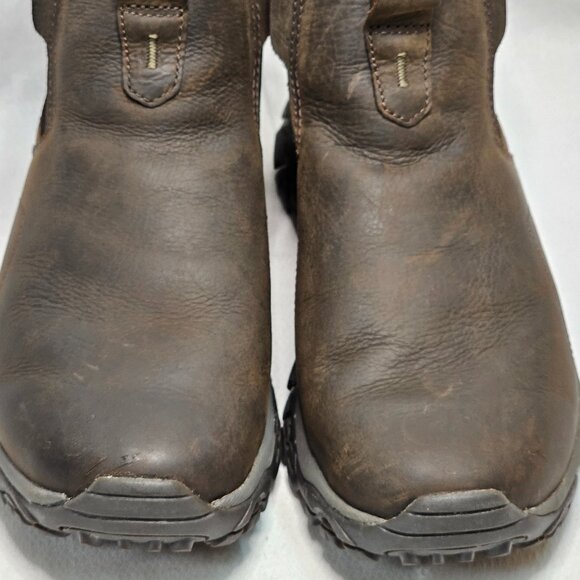 Merrell Moab Adventure Chelsea Boots Brown Leather J88453 Waterproof Mens Size 8 - Picture 3 of 13